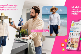 FotoModel cria visuais afrocentrados com tecnologia para ampliar a representatividade no mercado de moda.